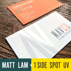 Name Card (Matt Lam + 1 Side UV SPOT)